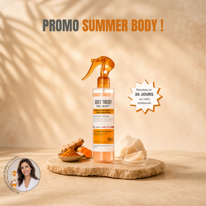 Peel Shot | Spray corps pour zones sombres & rugueuses